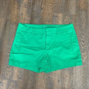 Green shorts